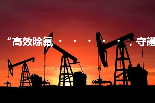 “高效除氟，守護(hù)碧水藍(lán)天——廢水中氟離子處理新篇章”